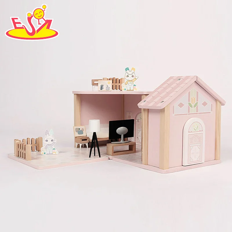 تصميم جديد معكرون لعبة مطبخ خشبية لطيفة للأطفال W10C582